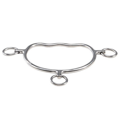 ANTI-REAR BIT WITH WAVE MOUTH STAINLESS STEEL