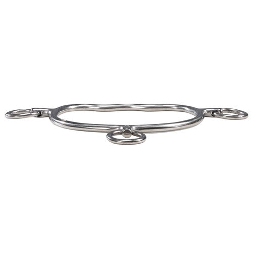 ANTI-REAR BIT WITH WAVE MOUTH STAINLESS STEEL