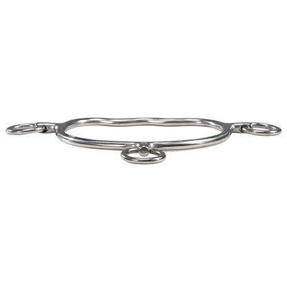 ANTI-REAR BIT WITH WAVE MOUTH STAINLESS STEEL