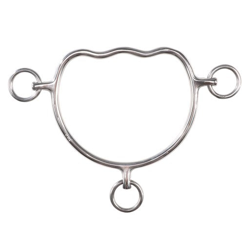 ANTI-REAR BIT WITH WAVE MOUTH STAINLESS STEEL-Ranges Country