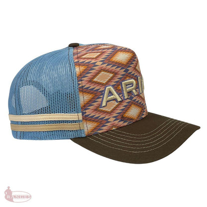 ARIAT AZTEC BLANKET TRUCKER CAP-Ranges Country