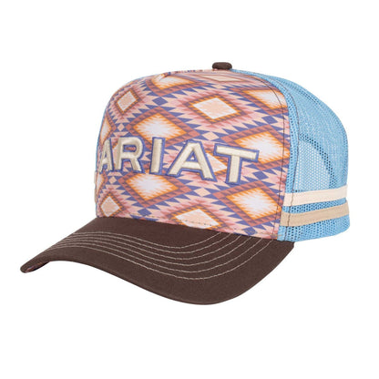 ARIAT AZTEC BLANKET TRUCKER CAP-Ranges Country