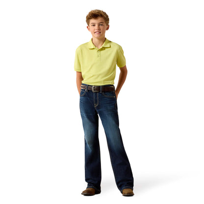 ARIAT BOYS B4 OLIVER PIMA RELAXED BOOT CUT JEANS