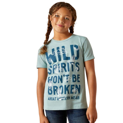 ARIAT GIRLS WILD SPIRITS TEE-Ranges Country