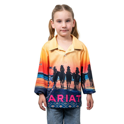 ARIAT KIDS COASTAL COWGIRLS FISHING SHIRT