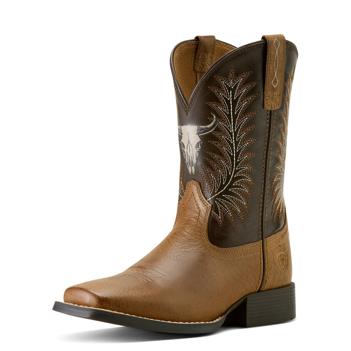 ARIAT KIDS STAMPEDE WESTERN BOOTS-Ranges Country