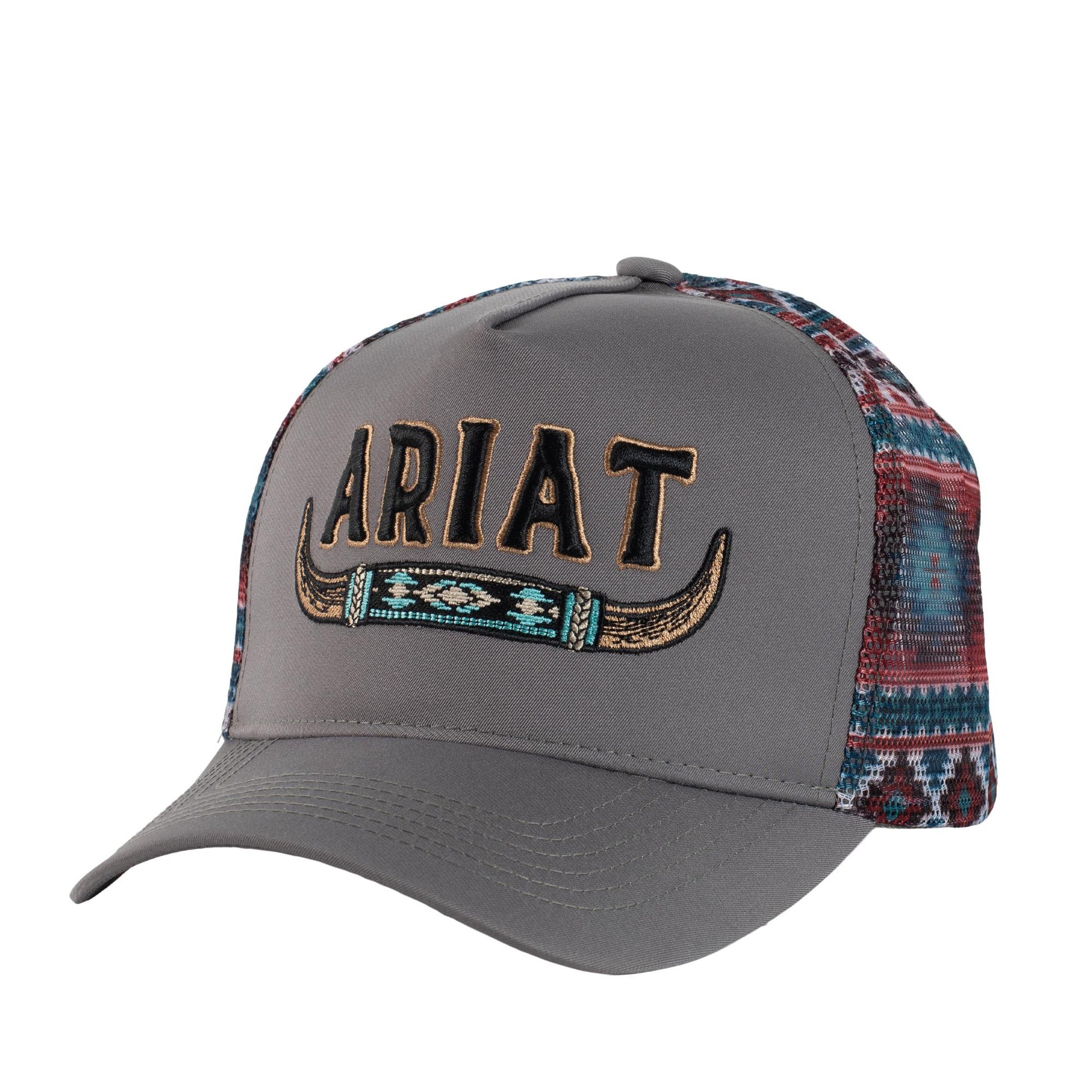 ARIAT LONG HORN TRUCKER CAP-Ranges Country