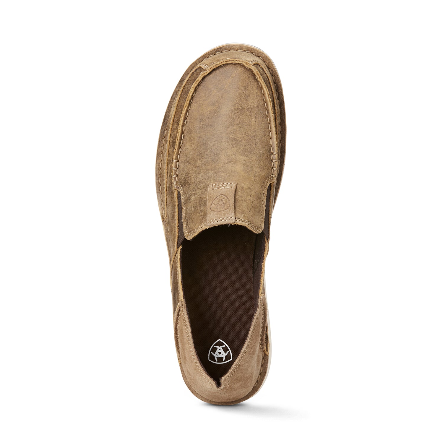 ARIAT MENS BROWN BOMBER CRUISER MOCCASINS