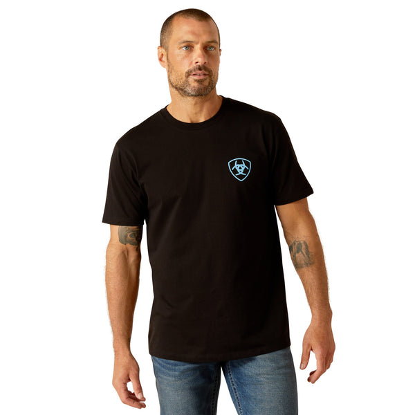 ARIAT MENS CHROME WIRE TEE