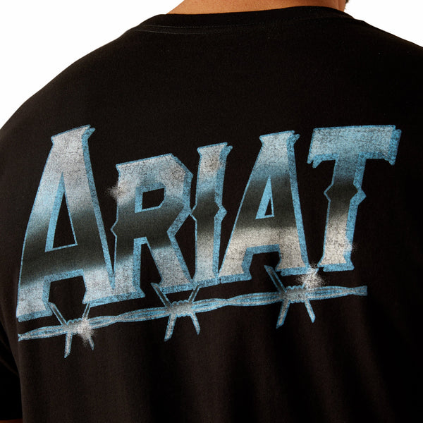 ARIAT MENS CHROME WIRE TEE