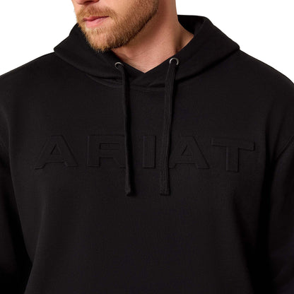 ARIAT MENS EMBOSSED LOGO HOODY