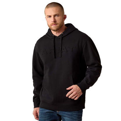 ARIAT MENS EMBOSSED LOGO HOODY-Ranges Country