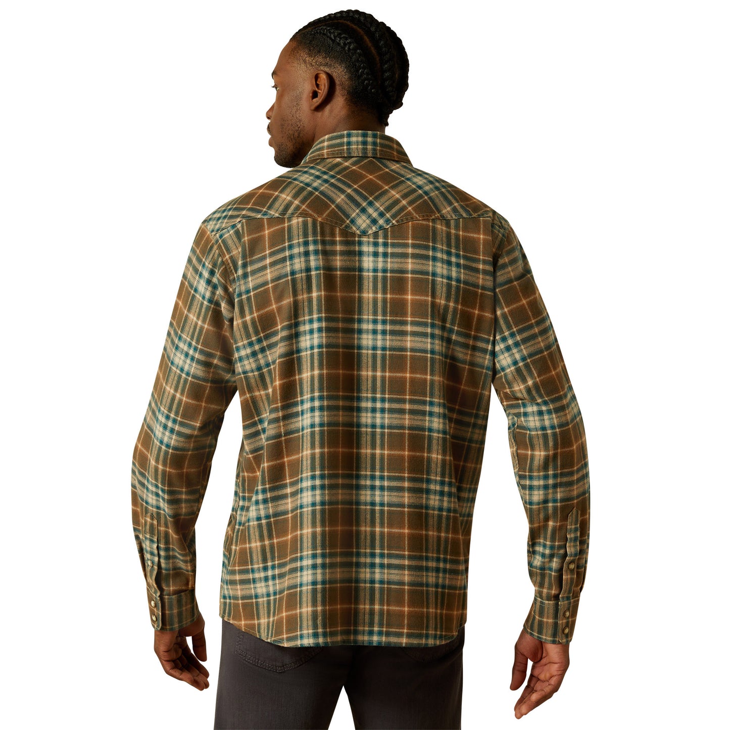 ARIAT MENS HENRY RETRO SNAP SHIRT