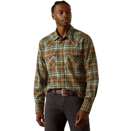 ARIAT MENS HENRY RETRO SNAP SHIRT-Ranges Country