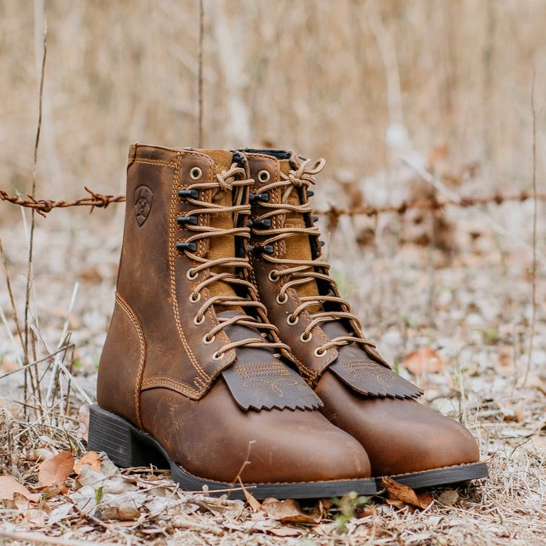 ARIAT MENS HERITAGE LACER BOOTS-Ranges Country