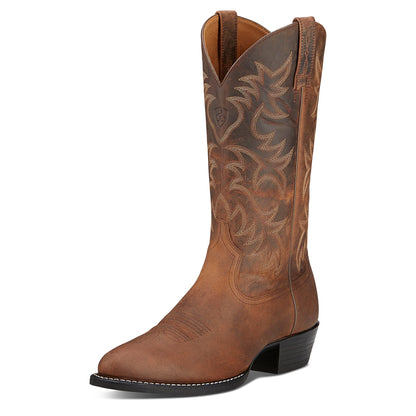 ARIAT MENS HERITAGE WESTERN R-TOE BOOTS