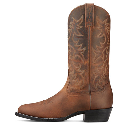 ARIAT MENS HERITAGE WESTERN R-TOE BOOTS