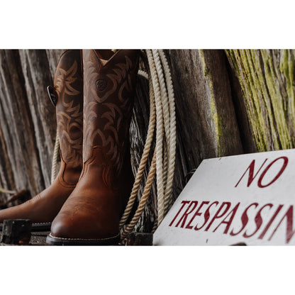 ARIAT MENS HERITAGE WESTERN R-TOE BOOTS