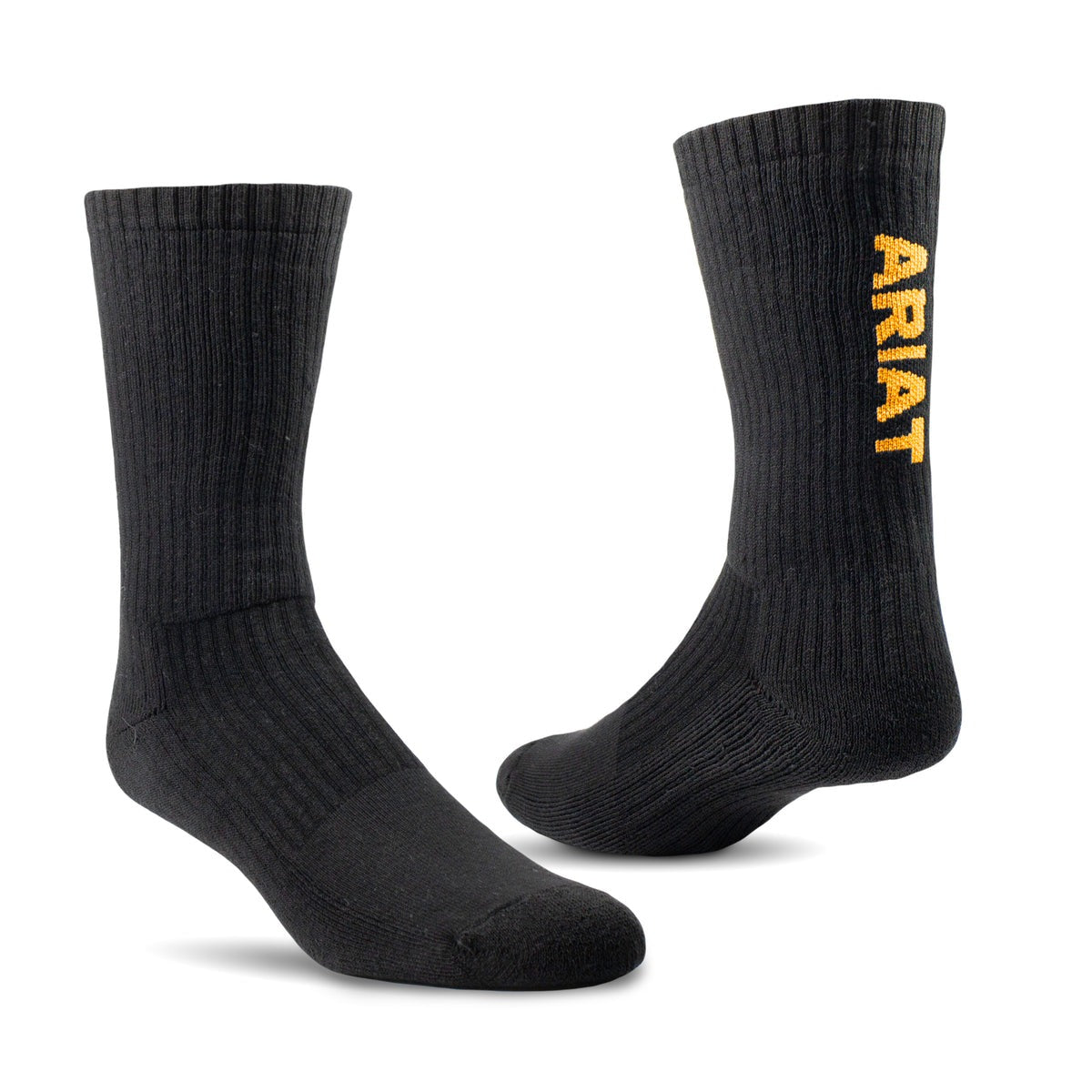 ARIAT MENS PREMIUM COTTON CREW SOCKS 3pk-Ranges Country