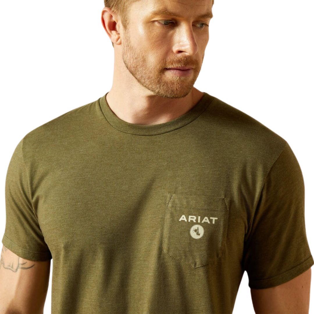 ARIAT MENS ROPED DIAMOND TEE