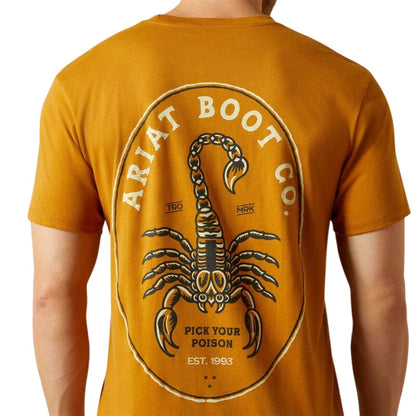 ARIAT MENS SCORPION SEAL TEE