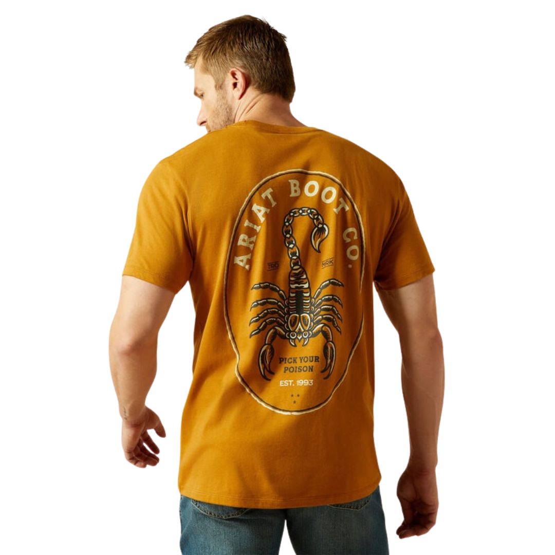 ARIAT MENS SCORPION SEAL TEE-Ranges Country