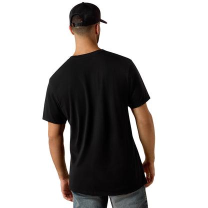 ARIAT MENS STIPPLE HORIZON TEE