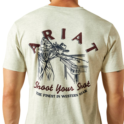 ARIAT MENS STRAIGHT SHOOTER TEE