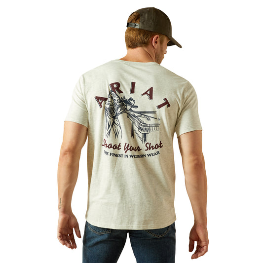 ARIAT MENS STRAIGHT SHOOTER TEE-Ranges Country