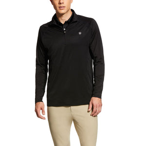 ARIAT MENS SUNSTOPPER 1/4 ZIP-Ranges Country