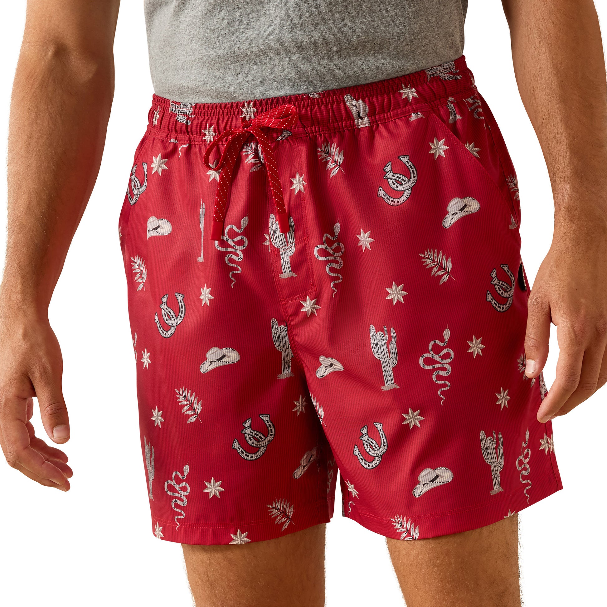 ARIAT MENS THE WEEKENDER 6in SHORTS-Ranges Country