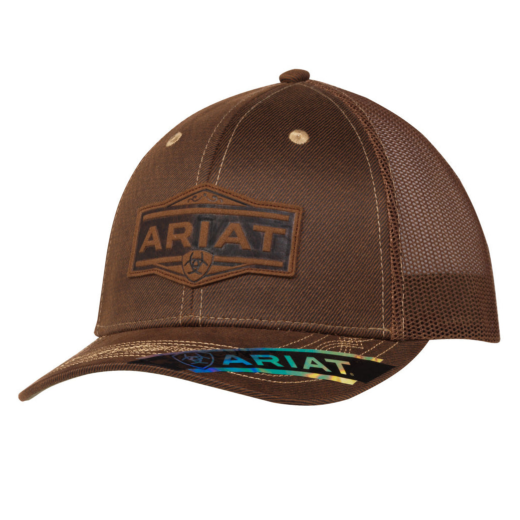 ARIAT MESH SNAP BACK VINTAGE LOGO CAP-Ranges Country