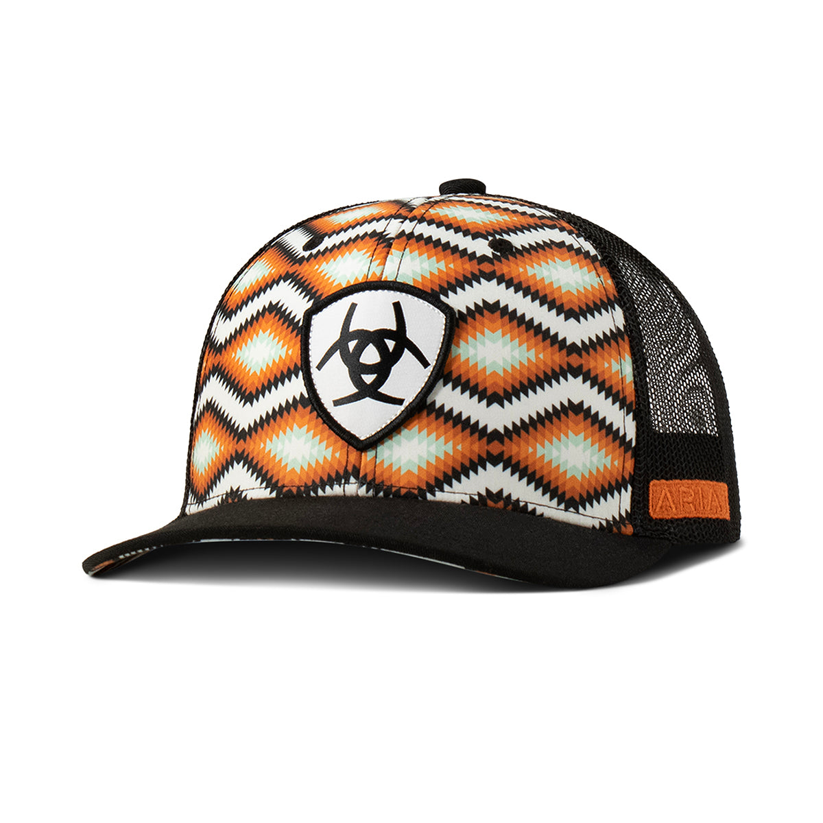 ARIAT SHIELD SOUTHWEST MESH SNAPBACK CAP-Ranges Country