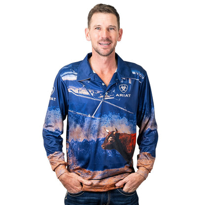 ARIAT UNISEX BULLCATCHER FISHING SHIRT
