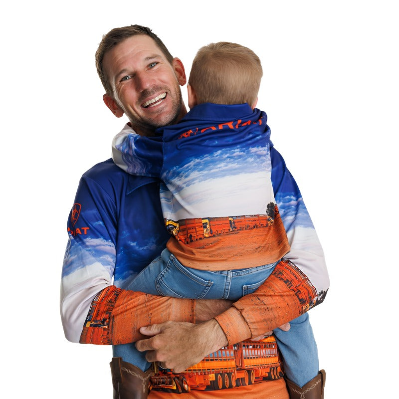 ARIAT UNISEX ROADTRAIN FISHING SHIRT