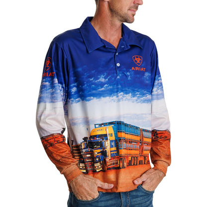 ARIAT UNISEX ROADTRAIN FISHING SHIRT-Ranges Country