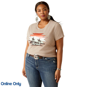 ARIAT WOMENS ADVENTURE TEE-Ranges Country