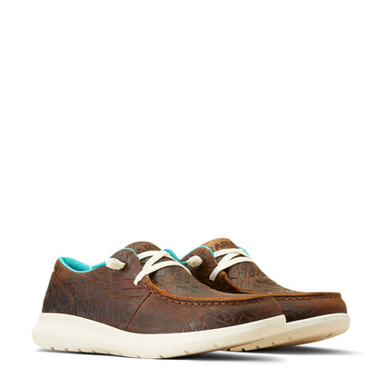 ARIAT WOMENS BLANKET EMBOSS HILO SHOES