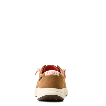 ARIAT WOMENS BUCKEYE H2O WEATHERED HONEY SHOES