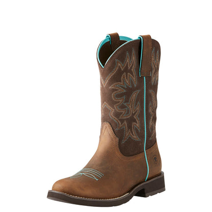 ARIAT WOMENS DELILAH ROUND TOE BOOTS