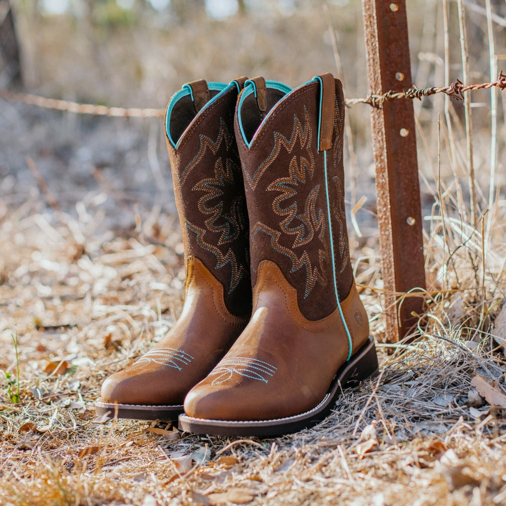 ARIAT WOMENS DELILAH ROUND TOE BOOTS-Ranges Country