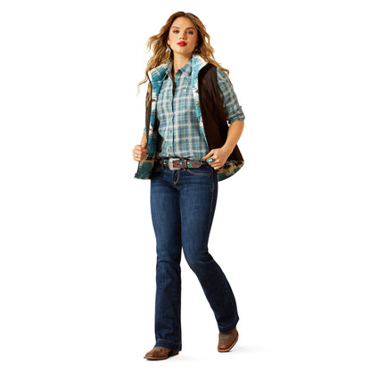 ARIAT WOMENS DILON 2.0 REVERSIBLE INSULATED VEST