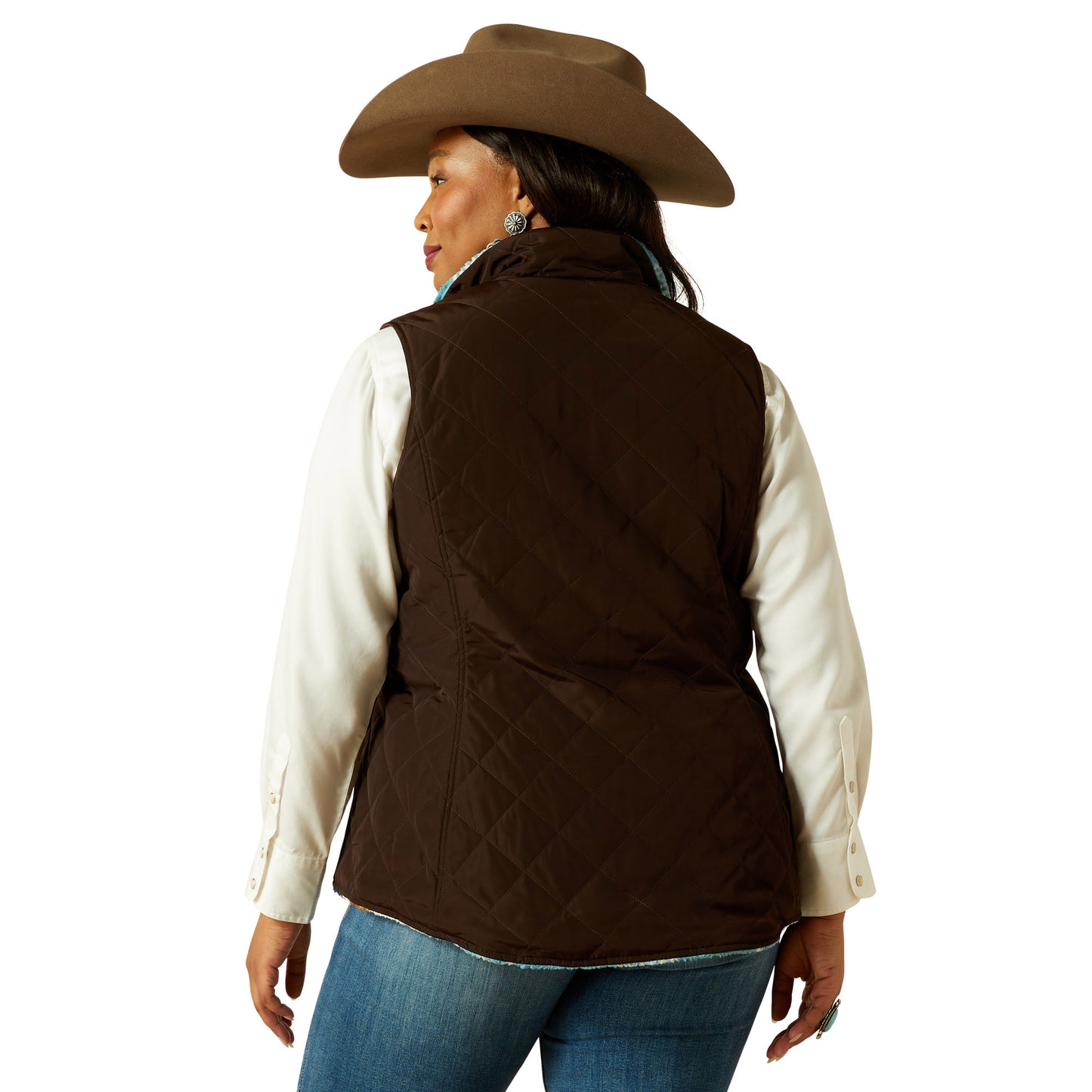 ARIAT WOMENS DILON 2.0 REVERSIBLE INSULATED VEST