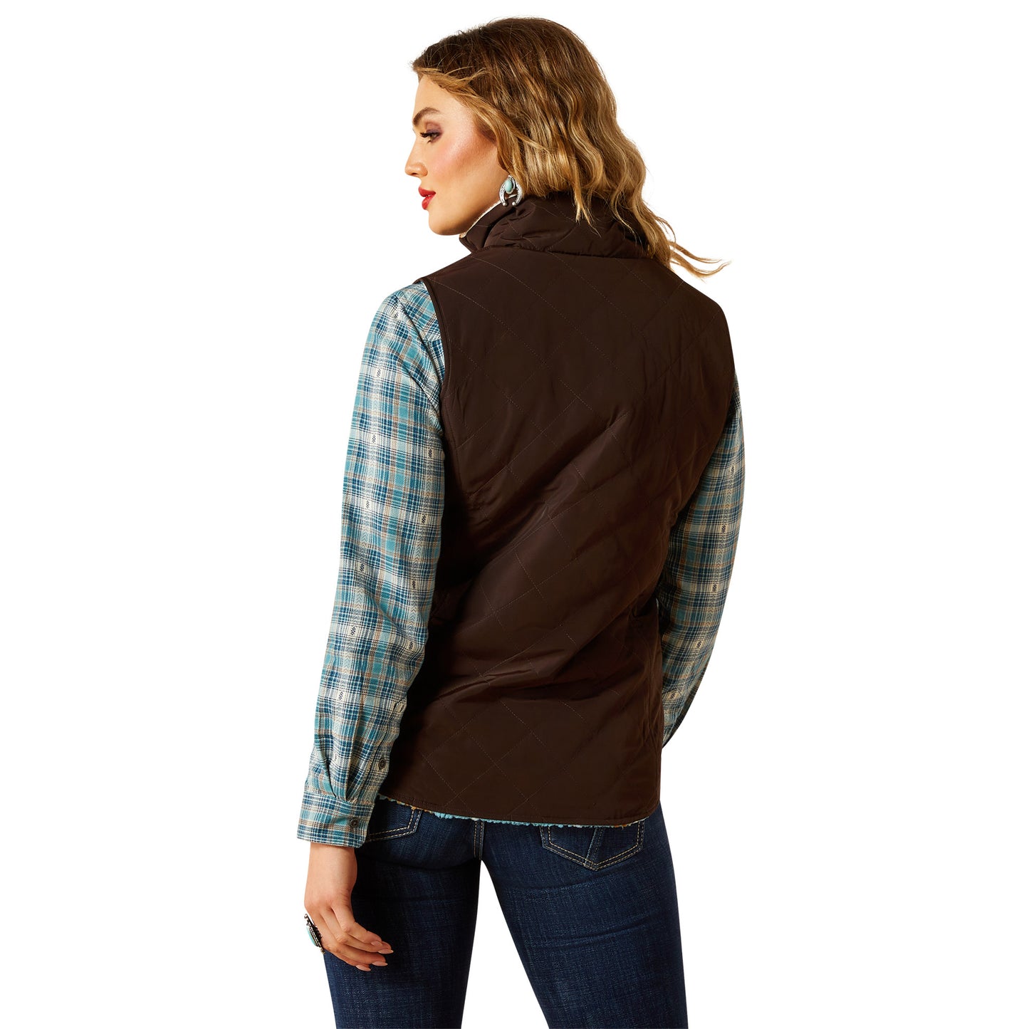 ARIAT WOMENS DILON 2.0 REVERSIBLE INSULATED VEST