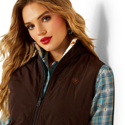 ARIAT WOMENS DILON 2.0 REVERSIBLE INSULATED VEST