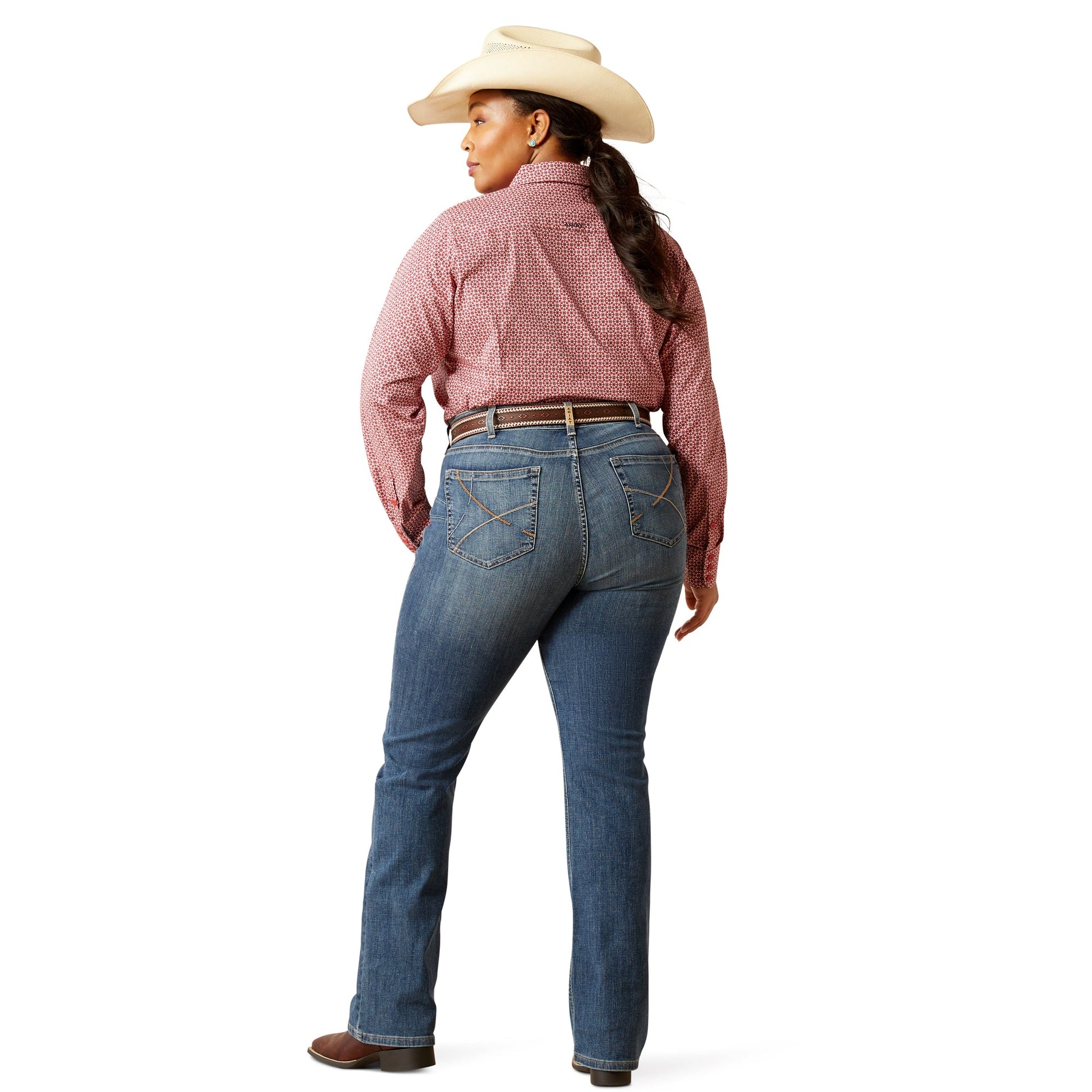 ARIAT WOMENS ELLA TORONTO PERFECT RISE JEANS *SHORT*-Ranges Country