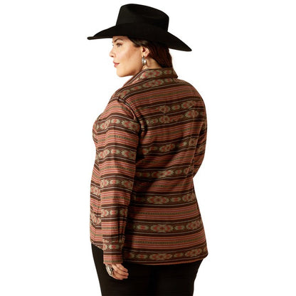 ARIAT WOMENS EVERYDAY WESTERN SERAPE PRINT SHIRT