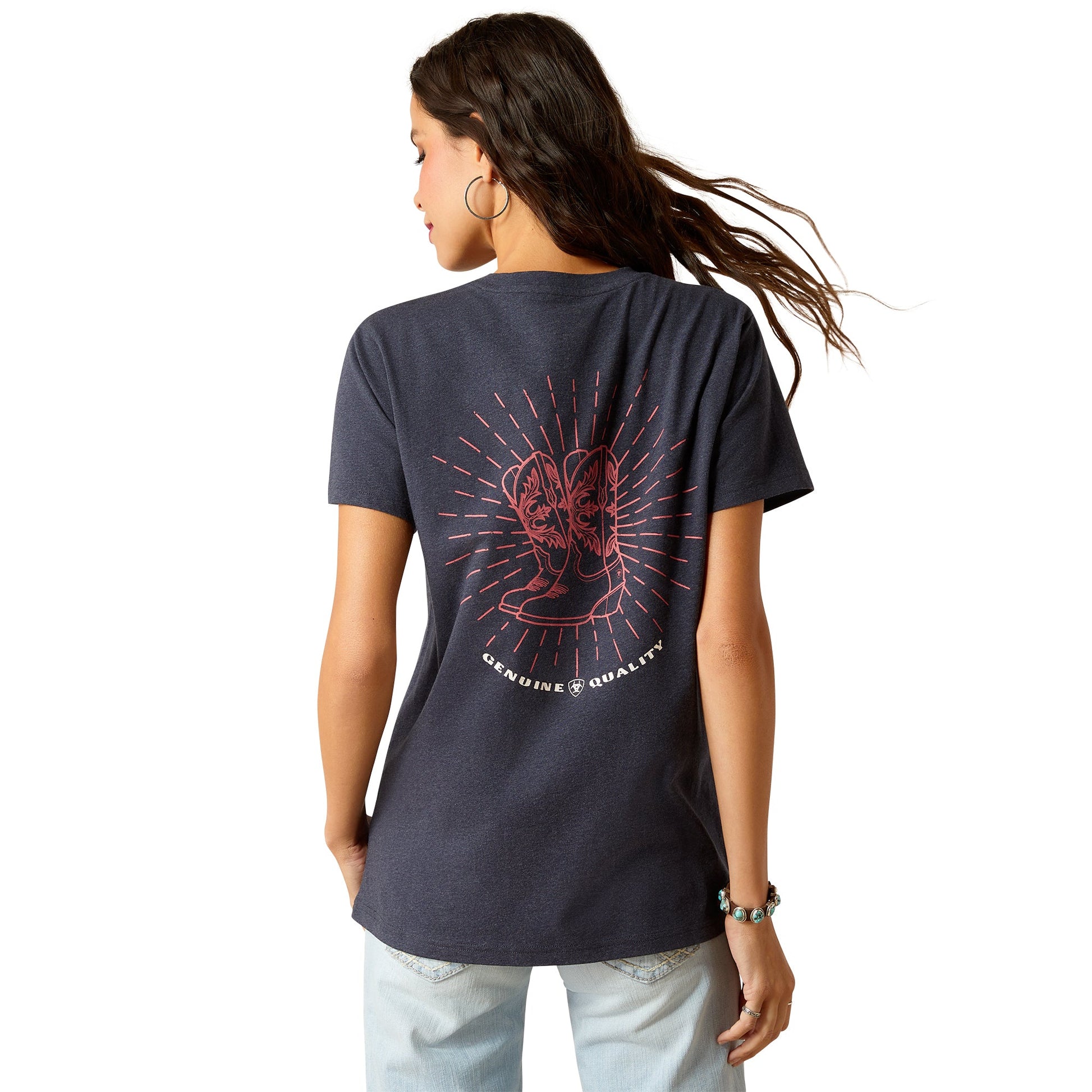 ARIAT WOMENS GENUINE TEE-Ranges Country