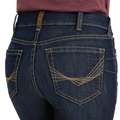 ARIAT WOMENS GRETA PERFECT RISE STRAIGHT LEG JEANS