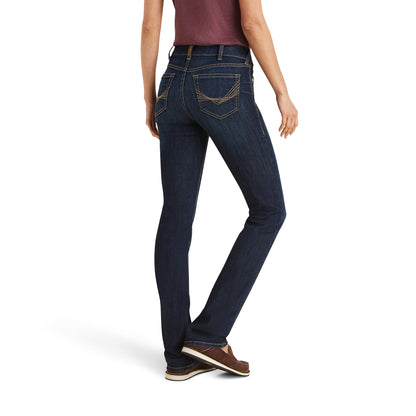 ARIAT WOMENS GRETA PERFECT RISE STRAIGHT LEG JEANS-Ranges Country